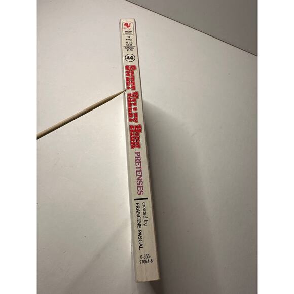 Sweet Valley High 1ST Edition First Print Book #44 Pretenses Vintage 1980's - Picture 10 of 11